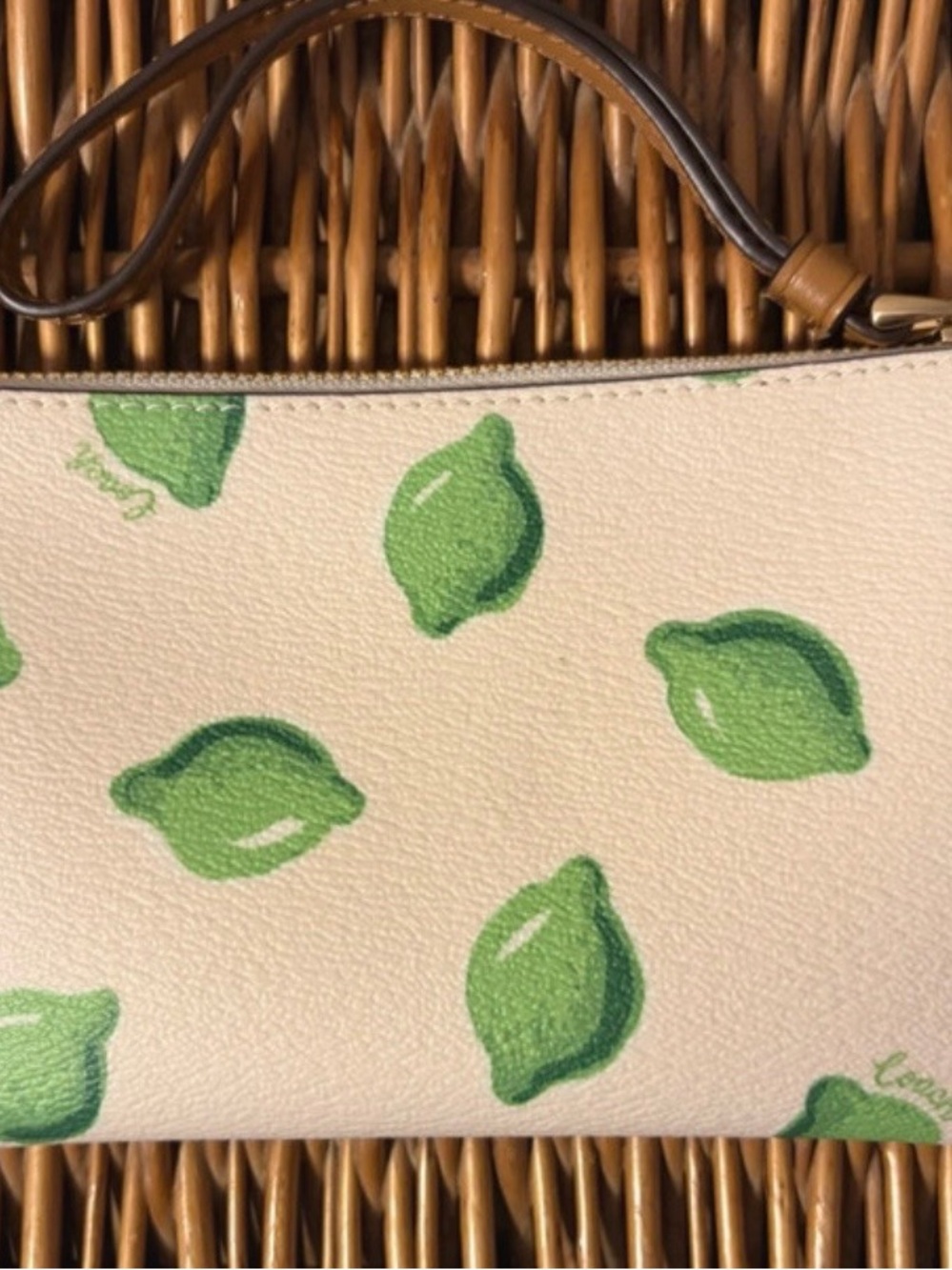 Lime Print Wristlet Clutch - Women Bags